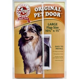 Ideal Pet Products Original Pet Door Large PPDXL New Sealed Box 10.5" x 15" Flap